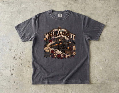 Moral Ambiguity Shirt, Dark Romance Book Lover Tee, Morally Gray Character Gift, Comfort Colors Bookish Shirt, BookTok Reader Tee