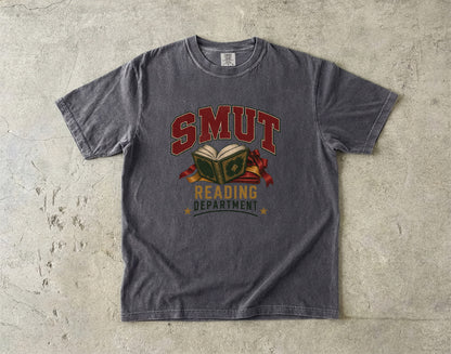 Smut Reading Department Shirt, Funny Dark Romance Reader Tee, Book Lover Comfort Colors Shirt, BookTok Gift