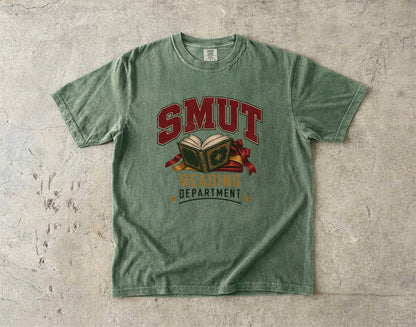Smut Reading Department Shirt, Funny Dark Romance Reader Tee, Book Lover Comfort Colors Shirt, BookTok Gift