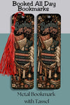 Booked All Day Metal Bookmark, Book Lover Bookmark, Reading Gift, BookTok Bookmark, Literary Book Accessory