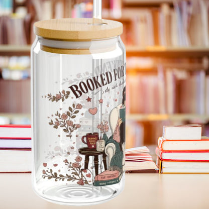 Booked For The Weekend 16oz Glass Cup