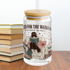 Booked For The Weekend 16oz Glass Cup
