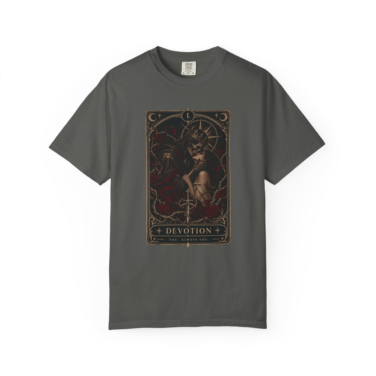 Dark Romance Shirt, Devotion Tarot Card Tee, You Always You Bookish T Shirt, Morally Gray Book Boyfriend Gift, Gothic Romance Reader Shirt