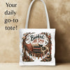 Booked All Day Tote Bag, Book Lover Tote, Reading Book Bag, BookTok Gift, Cozy Literary Tote, Romance Reader Bag