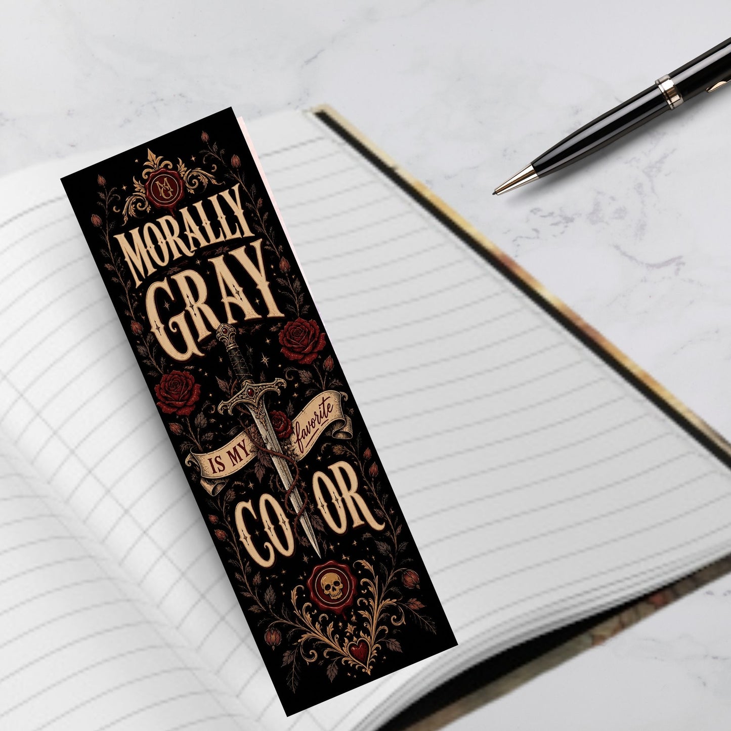 Dark Romance Printable Bookmarks, Villain Reader Bookmark Set, BookTok Printable Bookmarks, JPG PDF Digital Download