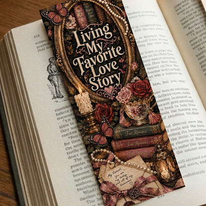 Romance Reader Printable Bookmarks, Book Lover Bookmark Set, Vintage Bookish Bookmarks, Instant Download PDF PNG