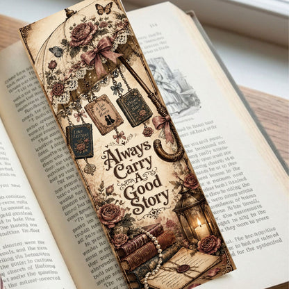 Romance Reader Printable Bookmarks, Book Lover Bookmark Set, Vintage Bookish Bookmarks, Instant Download PDF PNG
