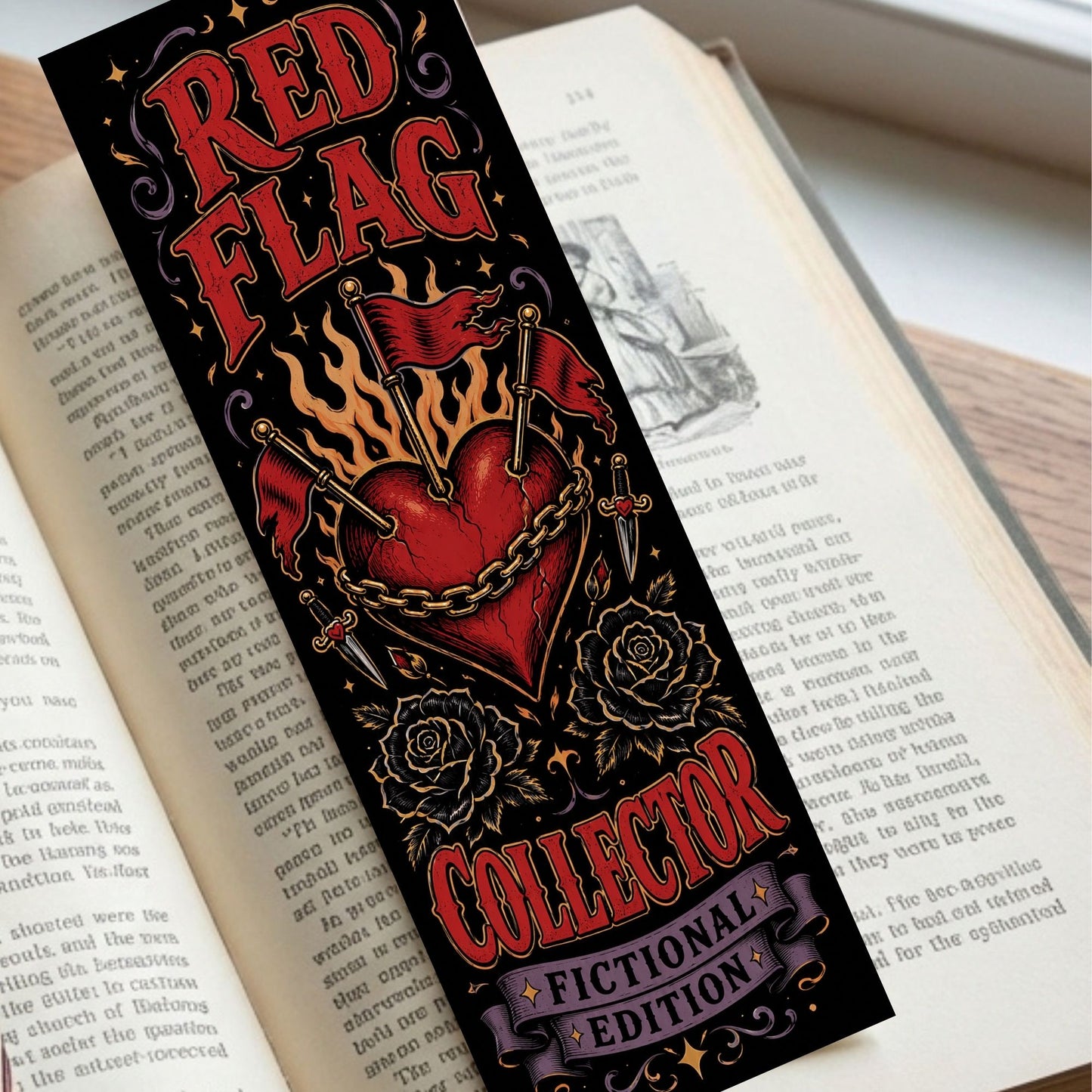 Dark Romance Printable Bookmarks, Villain Reader Bookmark Set, BookTok Printable Bookmarks, JPG PDF Digital Download