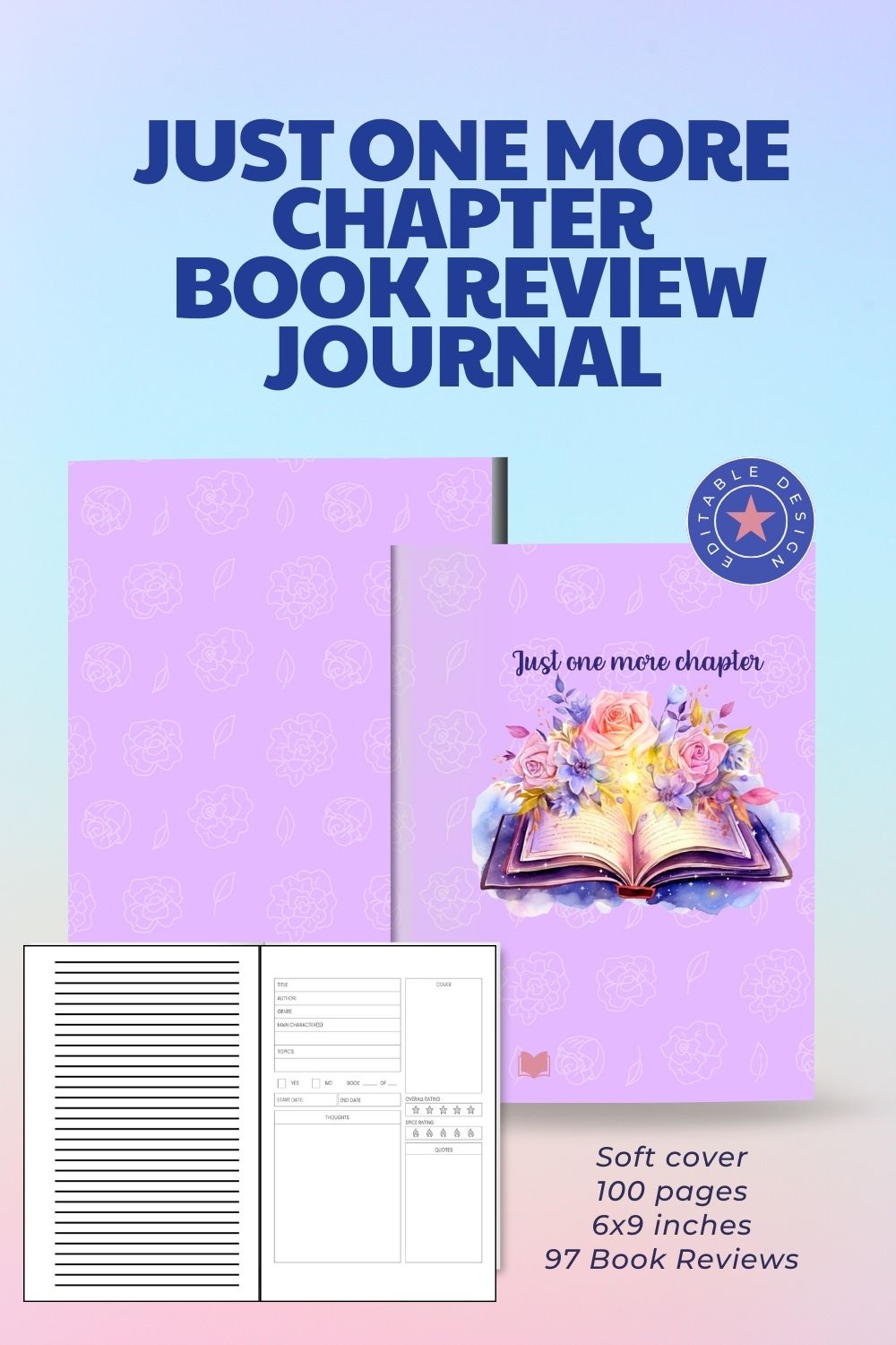 Just One More Chapter Purple Rose Book Review Journal