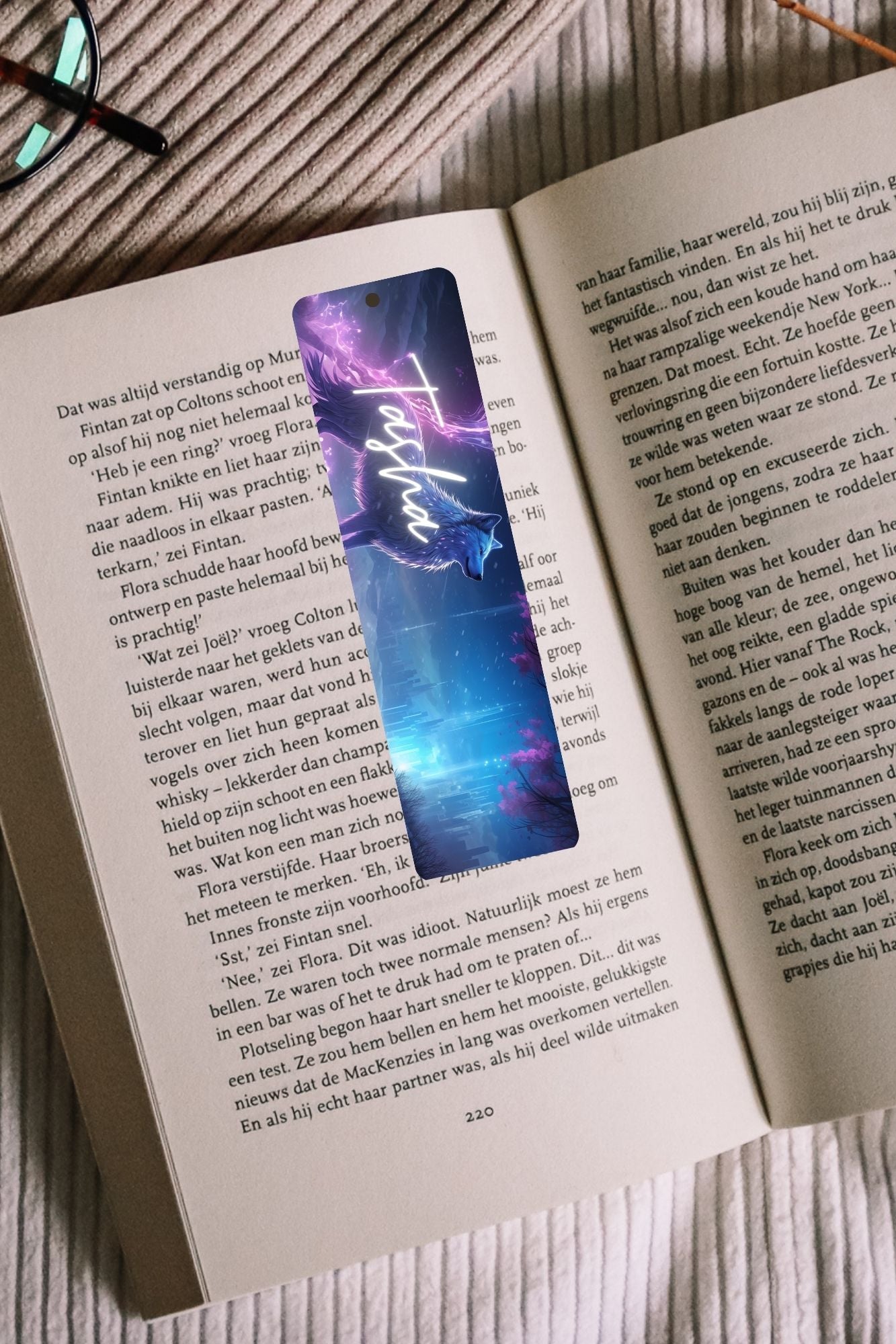 Wolf Kingdom Personalized Bookmark