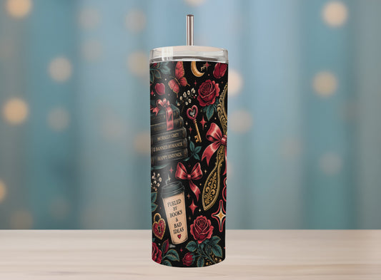 High Maintenance Reader Tumbler, Dark Romance Book Lover Cup, Low Standards for Villains Tumbler, BookTok Gift, Romantasy Reader Gift